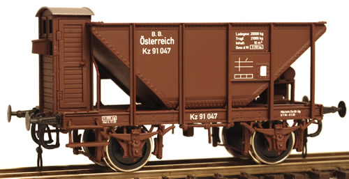 Ferro Train 850-267 - Austrian BBÖ Kz 91 047 2ax ore hopper car